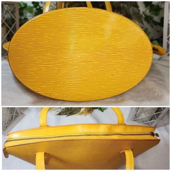 Louis Vuitton Epi Saint Jacques Yellow Bag with Dust Bag PRISTINE CONDITION - Picture 7 of 17
